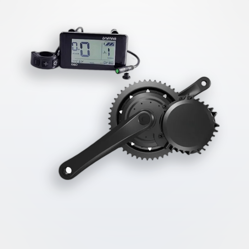 Mid Drive Motor Kit 52V 1000W - E-Bike-Motor G340 Mittelmotor-Kit mit C961-Display, inklusive