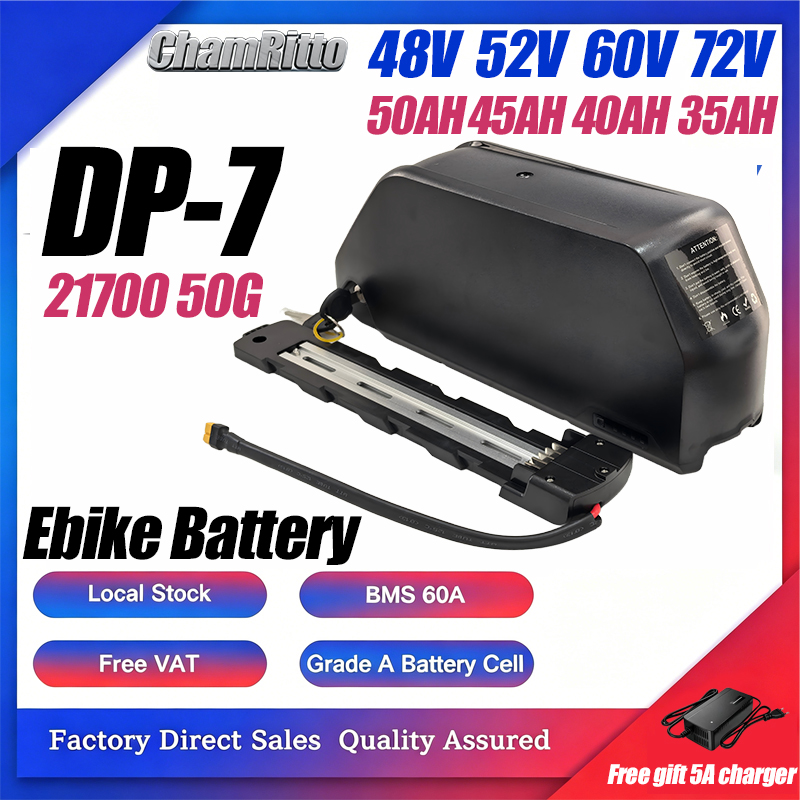 Ebike Conversion Kit 72V 3000W - Elektrofahrrad-Akku 36V 48V 52V 25Ah 30Ah