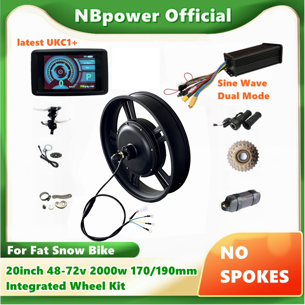 72V 5000W Hub Motor Kit - NBP 20 Zoll 48–72 V 2000
