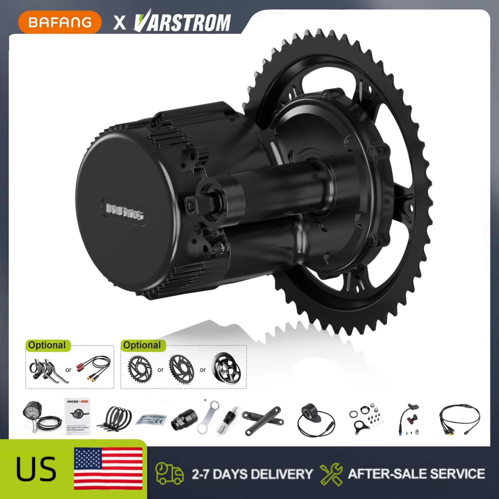Bafang Bbs02B 48V 750W Mid Drive Kit - BAFANG 48V 500W 750W Mittelmotor-Set BBS02B