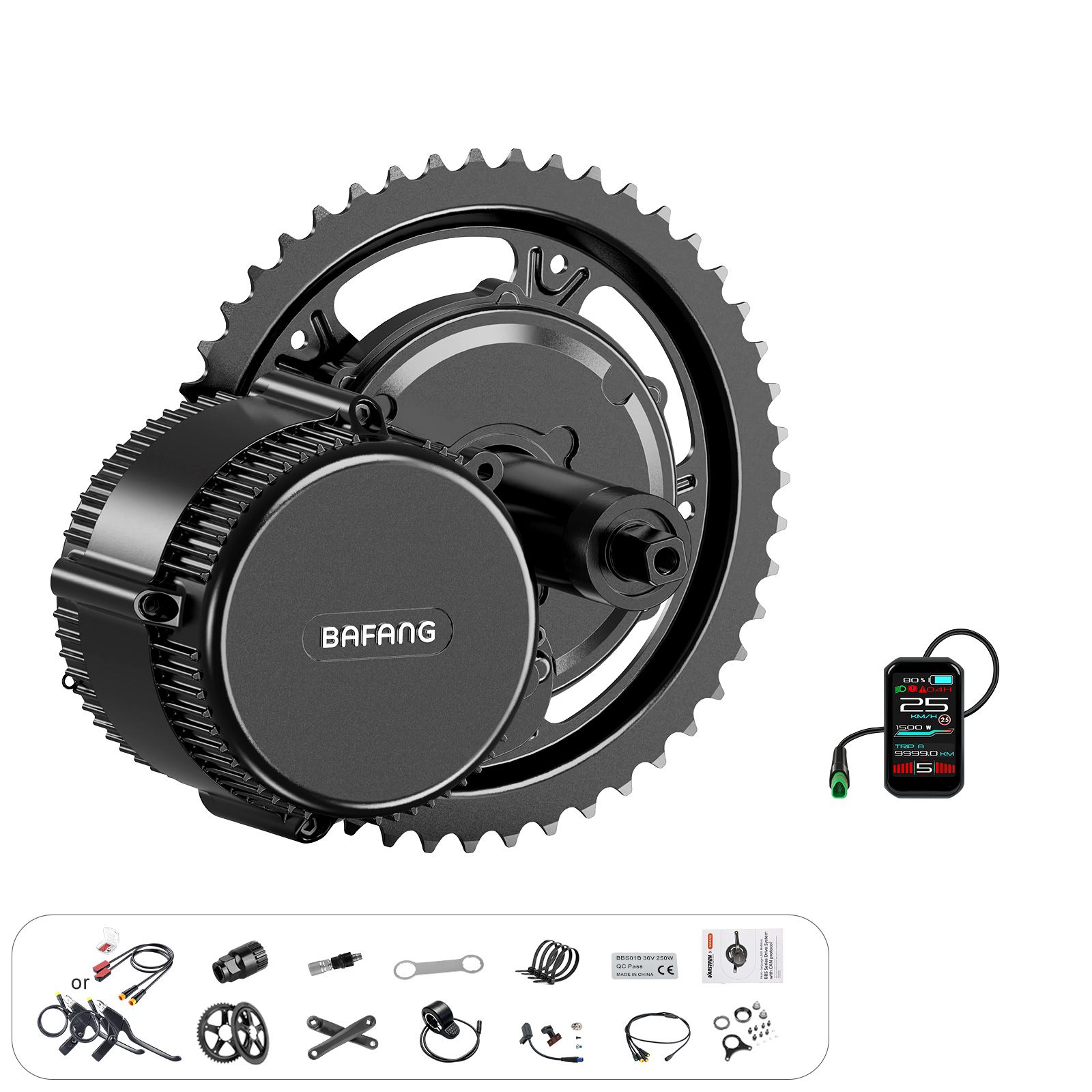 Bafang 750W 48V Mittelmotor-Ki – Bafang Bbs02B 48V 750W Mid Drive Kit Bewertung und Preis