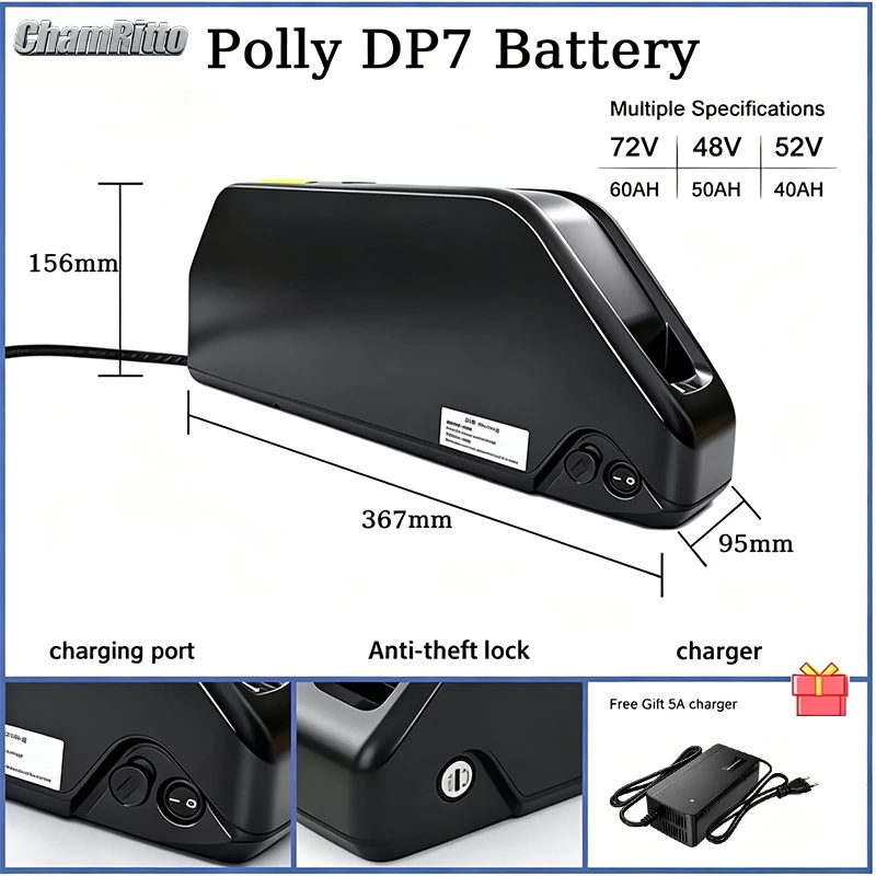 36V 48V 52V Unterrohr 750W 100 – Electric Bicycle Battery 72V 30Ah Bewertung und Preis